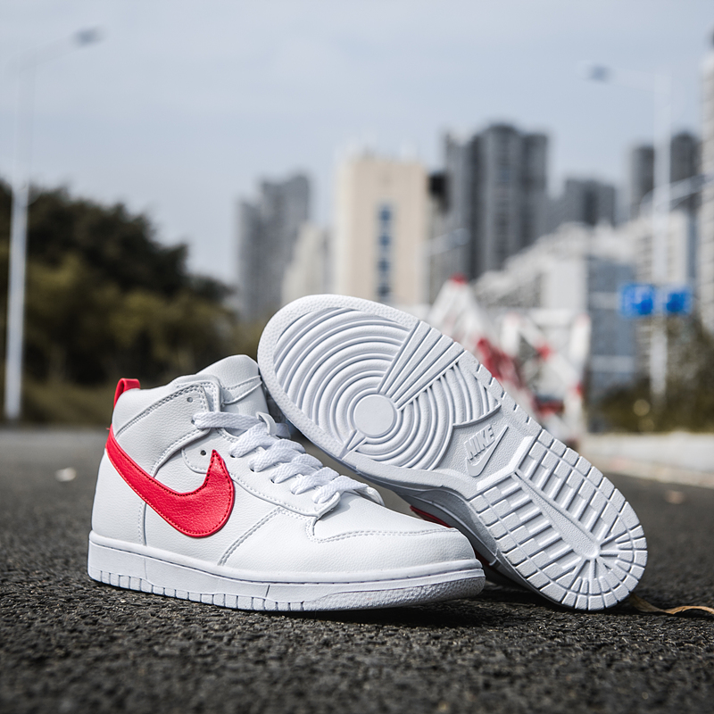 Nike Dunk Lux Chukka RT White Red Shoes
